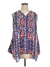 NY Collection Blue Sleeveless Blouse Size XL (estimated) - photo 1