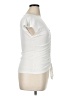 Max Studio Ivory Short Sleeve Top Size XL - photo 4