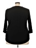 Avenue Black 3/4 Sleeve Top Size 22 Plus - photo 2