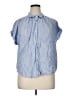 Gap Blue Short Sleeve Blouse Size XL - photo 1