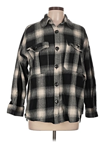 H&M 3/4 Sleeve Button-Down Shirt (view 1)