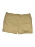 Worthington Solid Tan Khaki Shorts Size 14 - photo 1