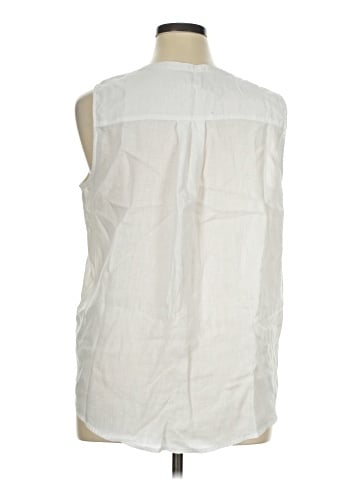 Christian Siriano New York Sleeveless Button-Down Shirt (view 2)