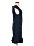 Deletta Solid Blue Casual Dress Size M - photo 4