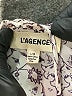 L'Agence Gray Long Sleeve Blouse Size Lg (3) - photo 4