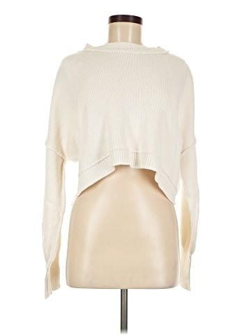 Pink Rose Turtleneck Sweater (view 1)