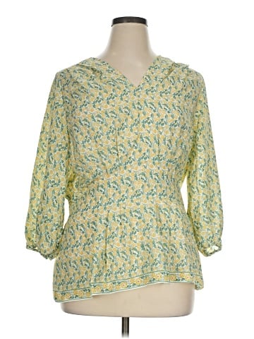 Max Studio 3/4 Sleeve Blouse (view 1)