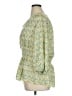 Max Studio 100% Polyester Yellow 3/4 Sleeve Blouse Size 1X - photo 5