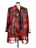 North Style 100% Polyester Red Kimono Size 3X - photo 1