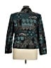 DressBarn Print Teal Blazer Size XL - photo 2