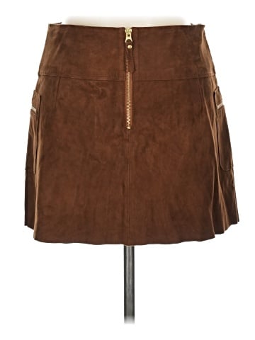 Pam & Gela Leather Skirt (view 2)