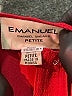 Emanuel Emanuel Ungaro 100% Polyester Red Kimono Size 12 (petite) - photo 7
