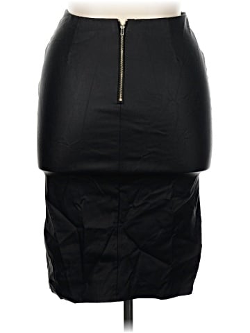 Haute Monde Faux Leather Skirt (view 2)