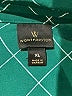 Worthington 100% Polyester Argyle Green Long Sleeve Blouse Size XL - photo 7