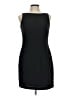 Laundry by Shelli Segal 100% Polyester Solid Black Cocktail Dress Size 10 - photo 1