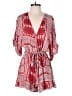Lovestitch 100% Rayon Paisley Red Romper Size M - photo 1