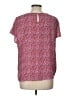 Adrianna Papell 100% Polyester Pink Short Sleeve Top Size L - photo 2
