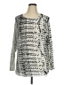 Nic + Zoe Tweed Silver Pullover Sweater Size XL - photo 1