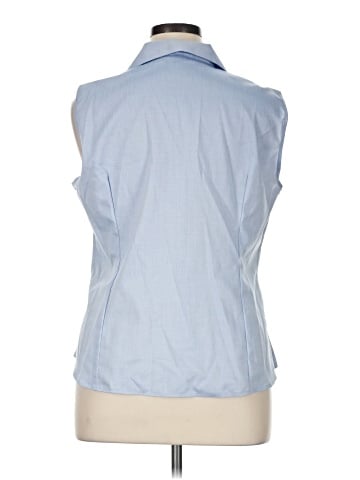 Jones New York Sleeveless Button-Down Shirt (view 2)