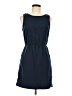 Monteau 100% Polyester Solid Blue Casual Dress Size M - photo 1