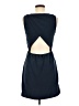 Monteau 100% Polyester Solid Blue Casual Dress Size M - photo 2