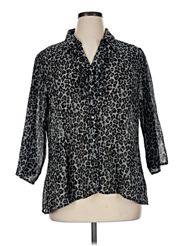 Fashion Bug 3/4 Sleeve Blouse (view 1)