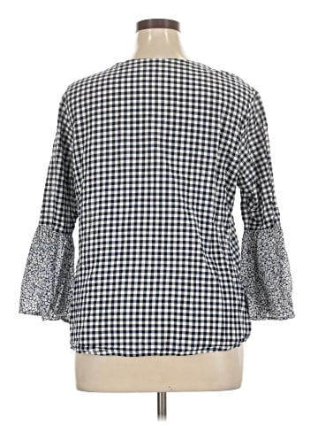 St. John's Bay 3/4 Sleeve Blouse (view 2)
