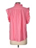 Dylan 100% Rayon Pink Short Sleeve Blouse Size L - photo 2