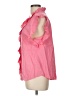 Dylan 100% Rayon Pink Short Sleeve Blouse Size L - photo 5