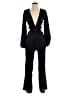 Fashion Nova Solid Black Jumpsuit Size S - photo 1