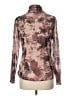 Tribal Brown Long Sleeve Blouse Size L - photo 2