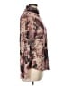 Tribal Brown Long Sleeve Blouse Size L - photo 4