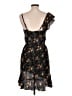 Sandro Floral Black Casual Dress Size Lg (3) - photo 2