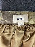 Whit 100% Silk Camo Gold Silk Skirt Size 2 - photo 4