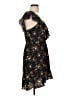 Sandro Floral Black Casual Dress Size Lg (3) - photo 4