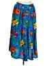 TanJay 100% Polyester Tropical Blue Casual Skirt Size 16 - photo 1