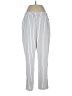 NYCC 100% Polyester Stripes Silver Casual Pants Size L - photo 2