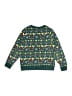 Hanna Andersson 100% Cotton Print Green Pullover Sweater Size 6 - 7 - photo 2