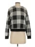 BB Dakota Checkered-gingham Gray Pullover Sweater Size XS - photo 1