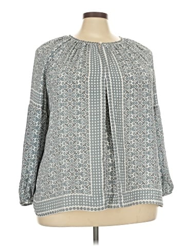Max Studio 3/4 Sleeve Blouse (view 1)