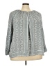 Max Studio 100% Polyester Gray 3/4 Sleeve Blouse Size 3X - photo 1