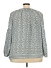 Max Studio 100% Polyester Gray 3/4 Sleeve Blouse Size 3X - photo 2