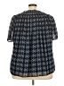 Daniel Rainn 100% Polyester Black Short Sleeve Blouse Size 3X - photo 2