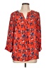 dalia Red 3/4 Sleeve Blouse Size L - photo 1