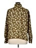 Zara Print Gold Long Sleeve Blouse Size XL - photo 2