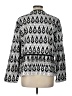 Chico's 100% Cotton Print Silver Blazer Size Lg (2) - photo 2