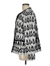 Chico's 100% Cotton Print Silver Blazer Size Lg (2) - photo 5