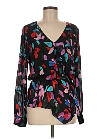 Parker 3/4 Sleeve Silk Top (view 1)