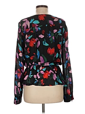 Parker 3/4 Sleeve Silk Top (view 2)