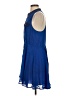 Aqua 100% Polyester Blue Casual Dress Size S - photo 5